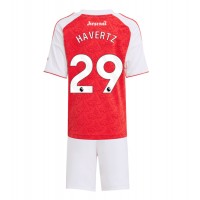Arsenal Kai Havertz #29 Domáci Detský futbalový dres 2025-26 Krátky Rukáv (+ trenírky)